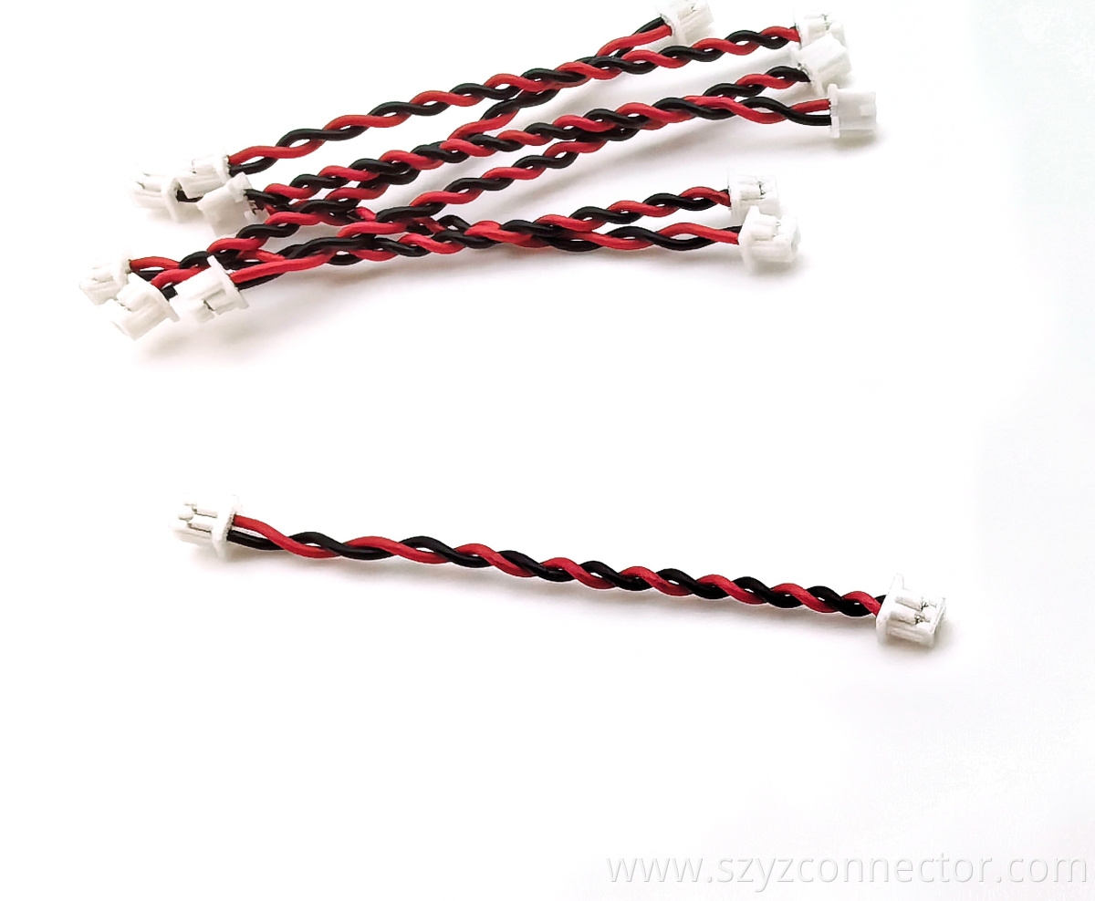 wire harness positive mark black/red